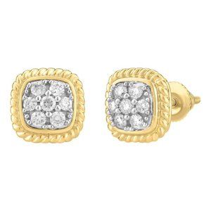 14k Gold 0.20 ct Diamond Stud Earrings